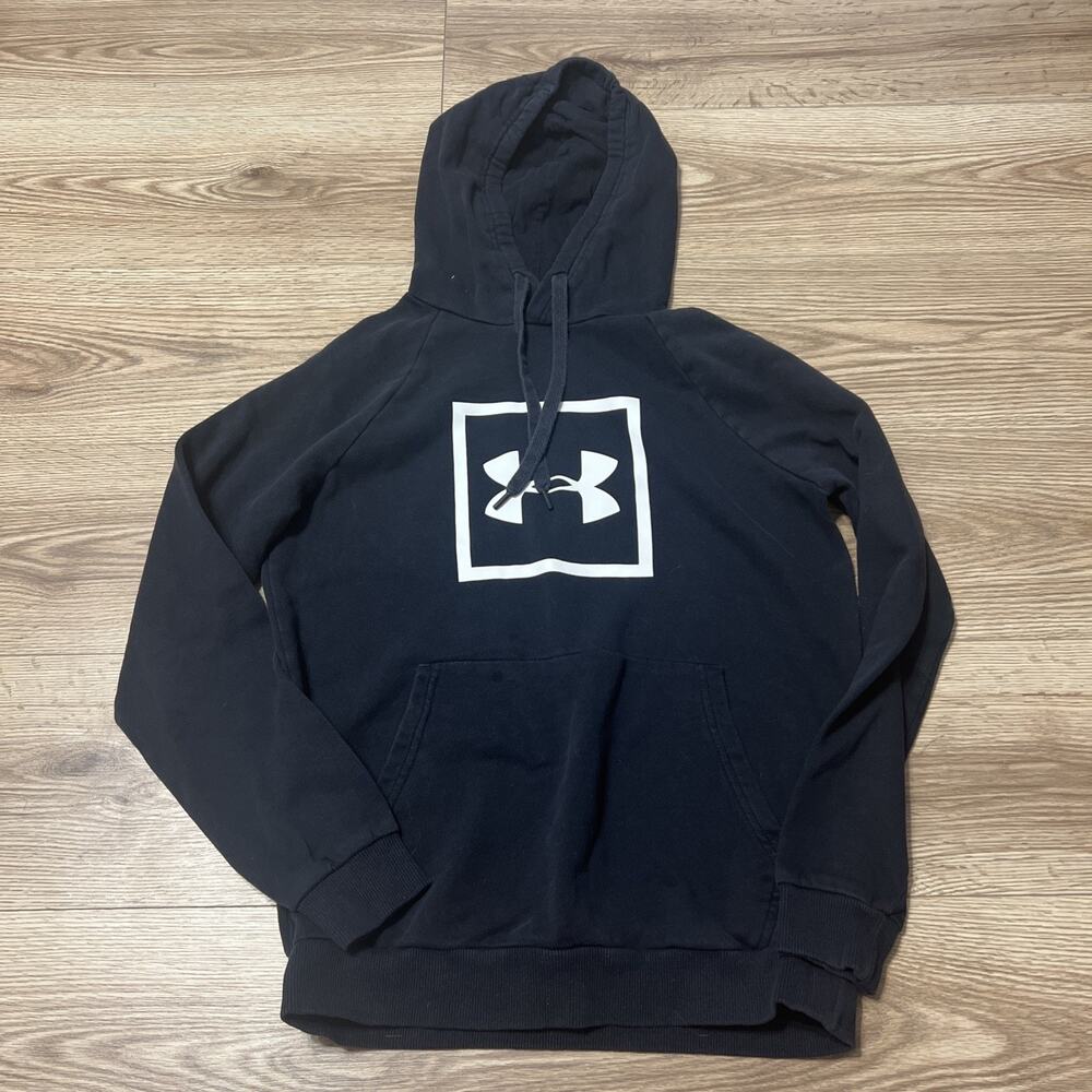 Under Armour Men’s Black Logo Hoodie Size Small (A04)